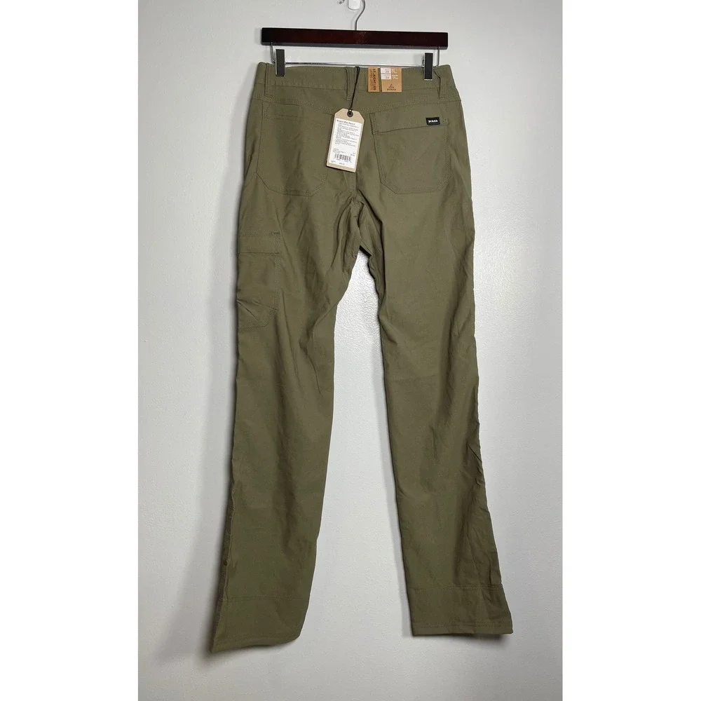 PRANA Stretch Zion Pant II 28x36 Slate Green NEW Straight Leg Gorpcore Relaxed